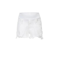 ORIGINAL SHORTS - Pantaloncini Premaman in Denim Bianco