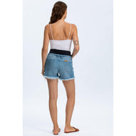 ORIGINAL SHORTS W013 - Pantaloncini Premaman in Denim