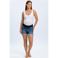 ORIGINAL SHORTS W652 - Pantaloncini Premaman in Denim