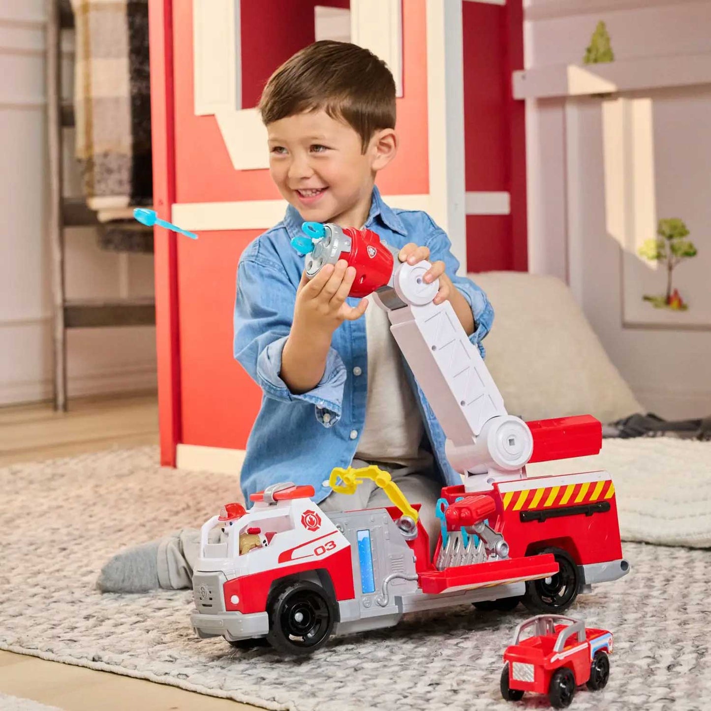 Spin Master - Paw Patrol Fire Rescue Camion Dei Pompieri