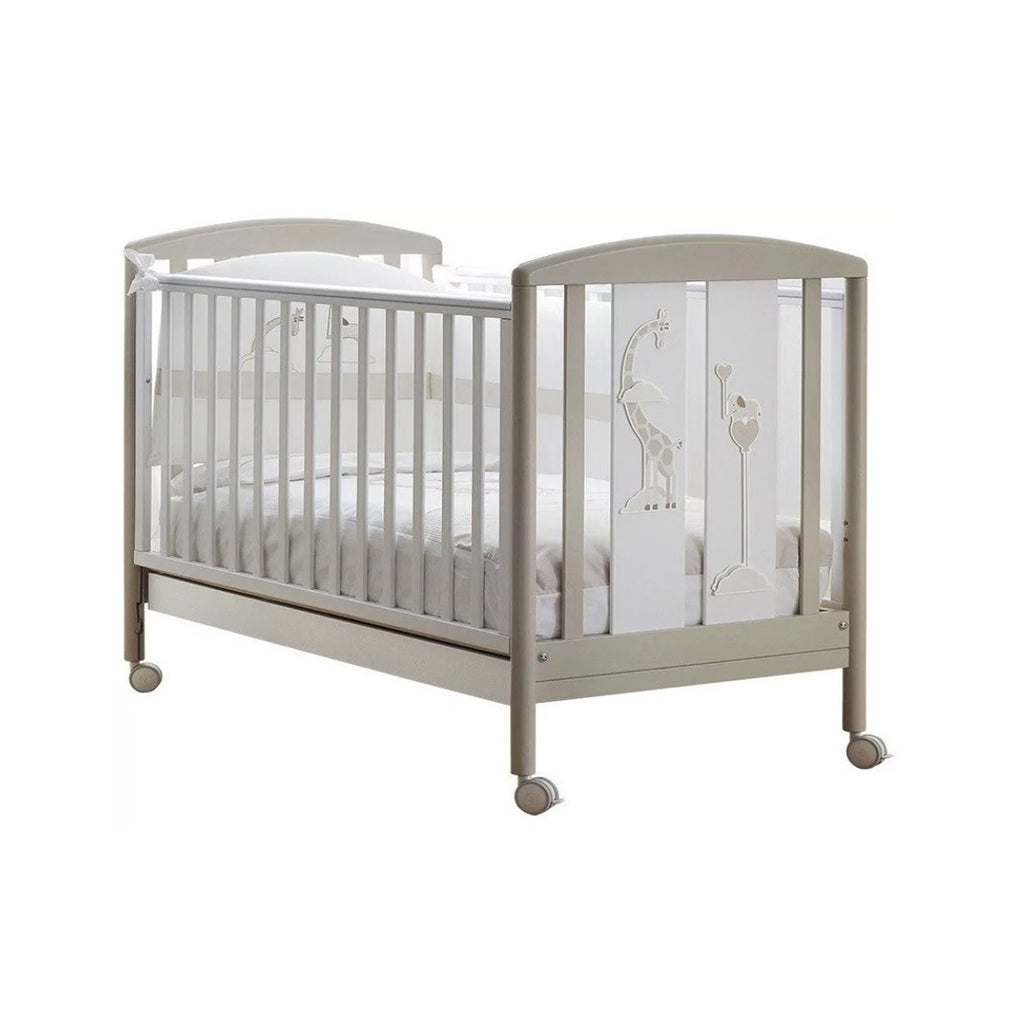 Pali - Savana Cot White/Dove Grey