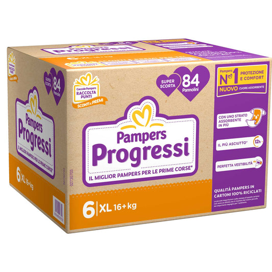 Pampers - Progressi Pentapack XL 84 PZ