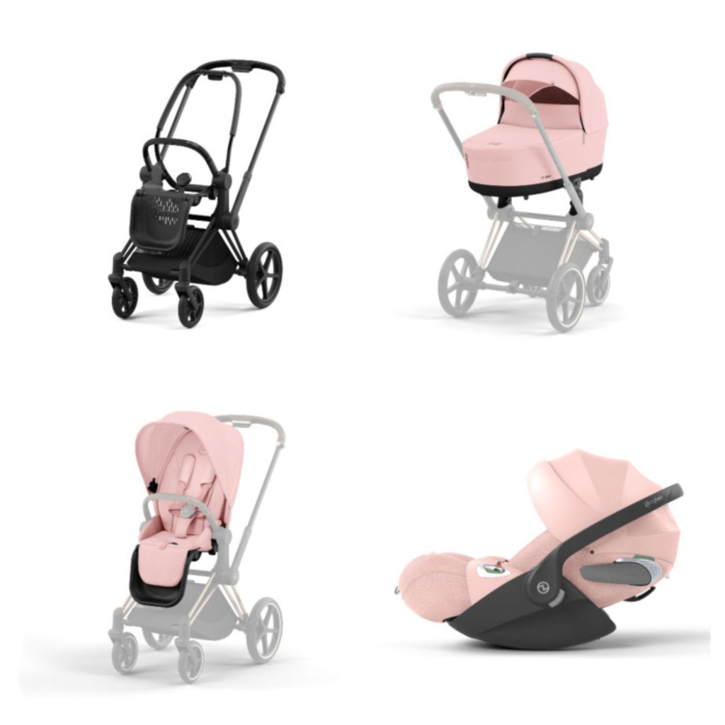Cybex - Trio Priam: Seat Pack + Carrycot + Cloud T Isize Car Seat