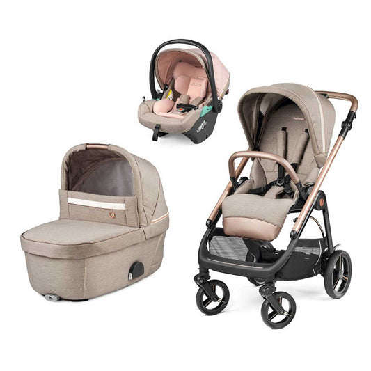 Peg Perego - Trio Veloce Brio Con Seggiolino Auto Primo Viaggio Lounge Isize