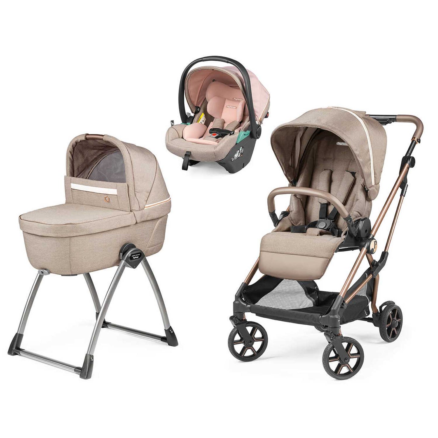 Peg Perego - Trio Vivace Belvedere Con Seggiolino Auto Lounge Modular R129