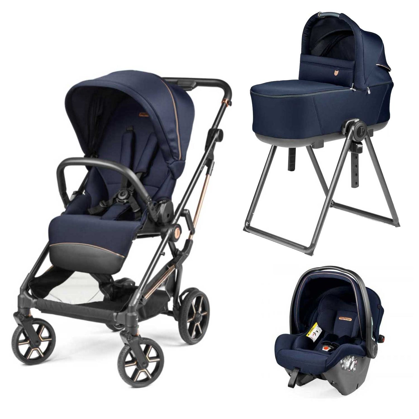 Peg Perego - Trio Vivace New Con Navicella Belvedere + S.A. SLK Modular Isize