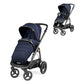 Peg Perego - Trio Veloce TC Lounge Modular Special Edition Blue Shine Con Culla Gran Pagoda