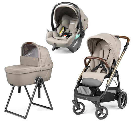 Peg Perego - Trio Veloce New Con Culla Belvedere + Primo Viaggio Lounge Modular R129