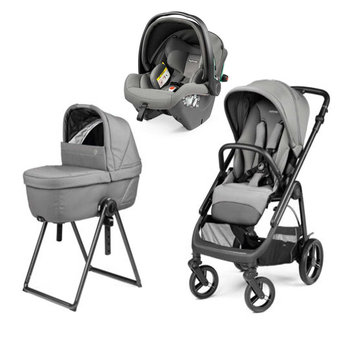 Peg Perego - Trio Veloce New Con Culla Belvedere + Primo Viaggio SLK R129
