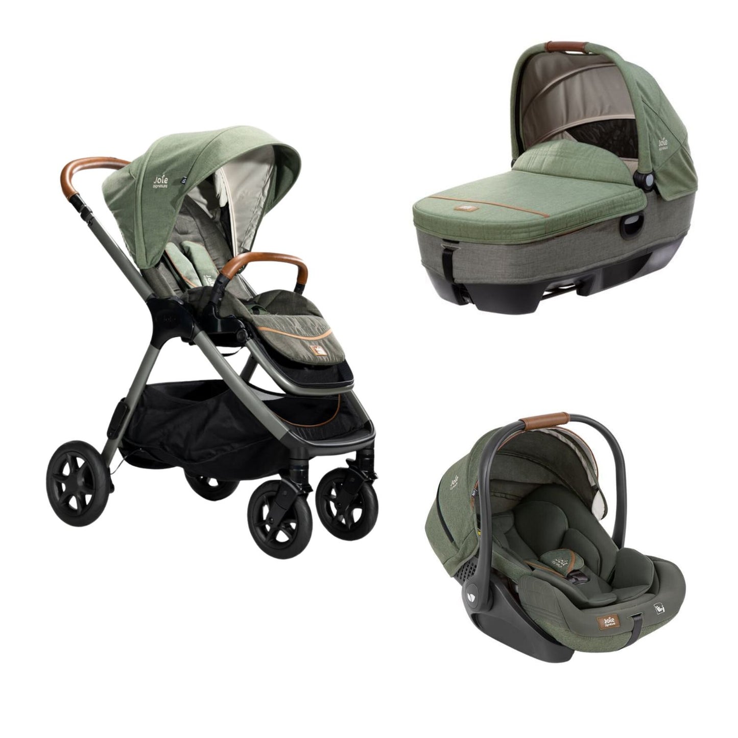 Joie - Trio Con Passeggino Finiti + Navicella Calmi + S.A. I Level Recline