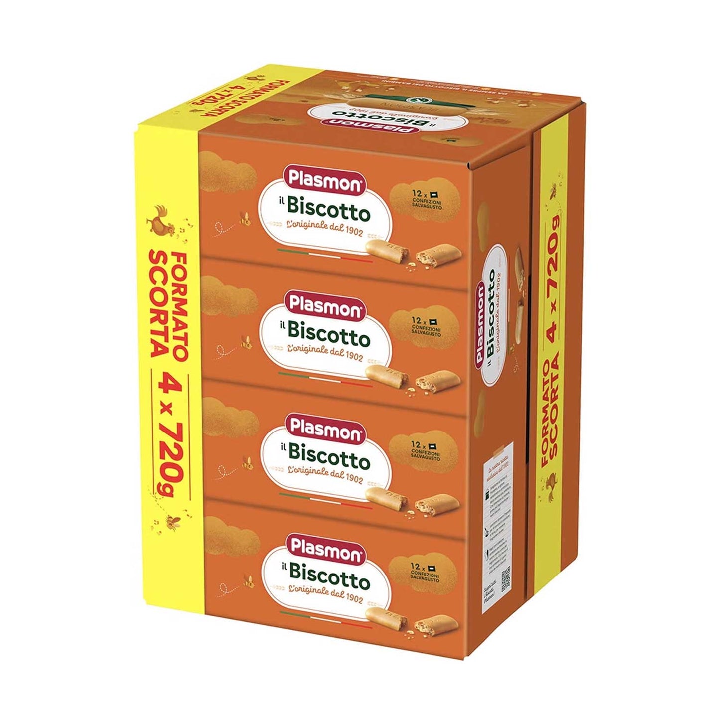 Plasmon - Biscotti: Confezione 4x720 gr