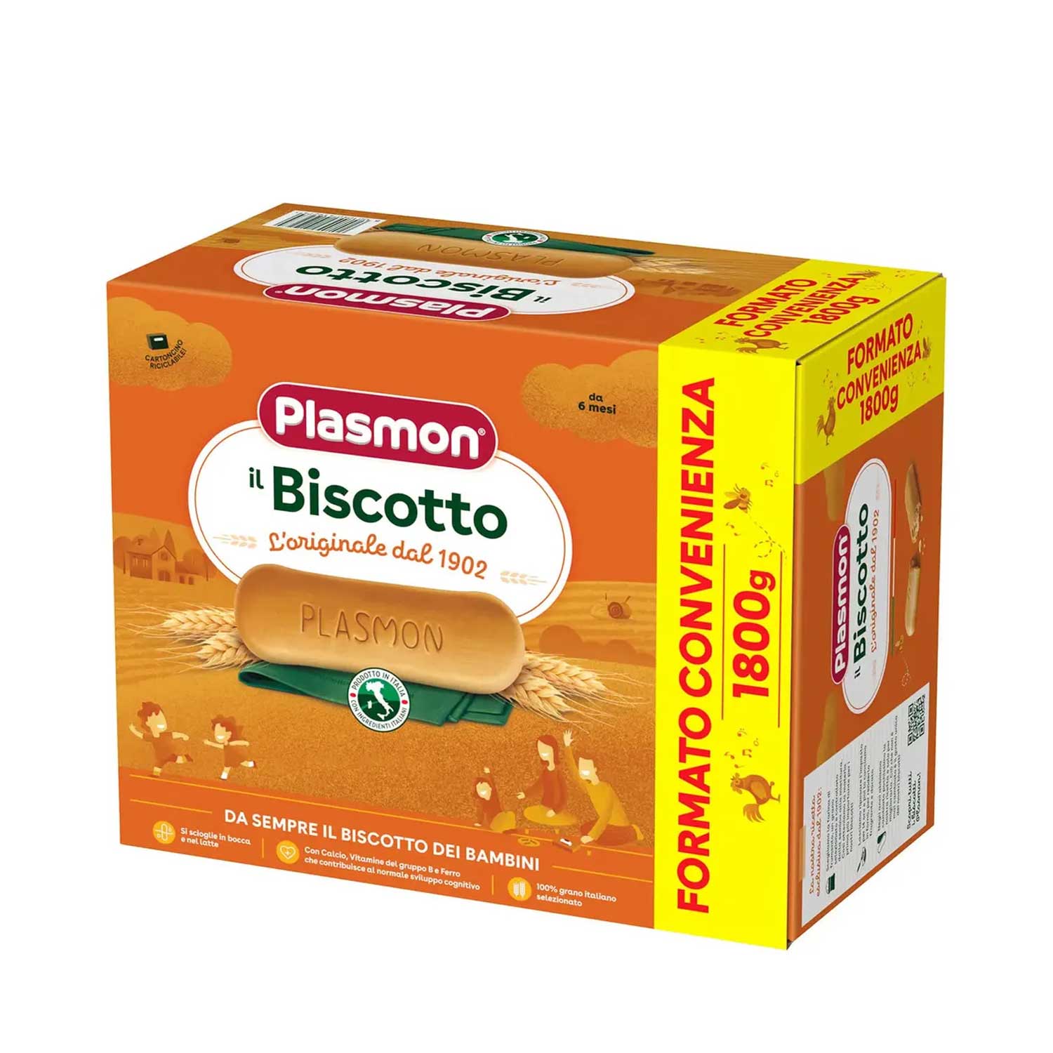 Plasmon - Biscotto: Confezione 1800 gr
