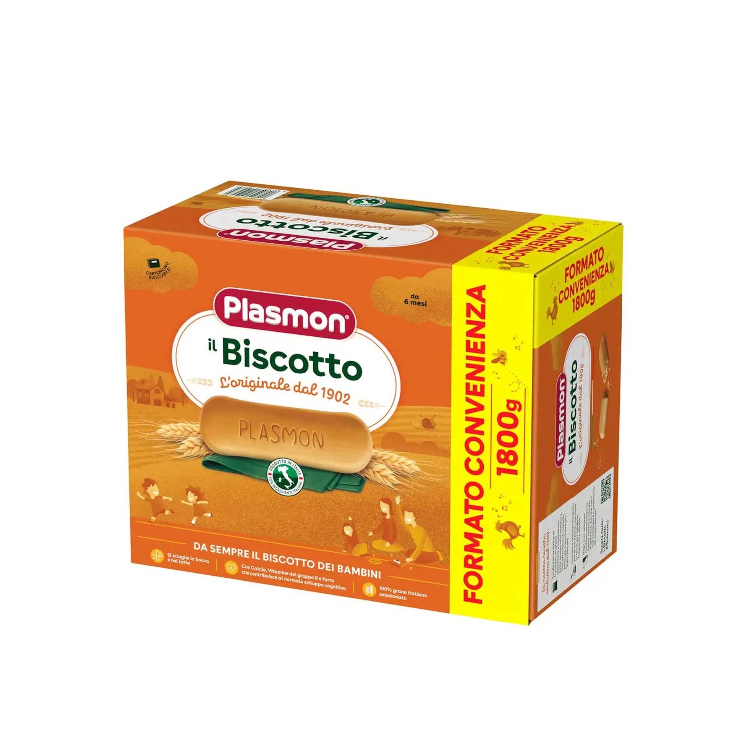Plasmon - Biscotto: Confezione 1800 gr