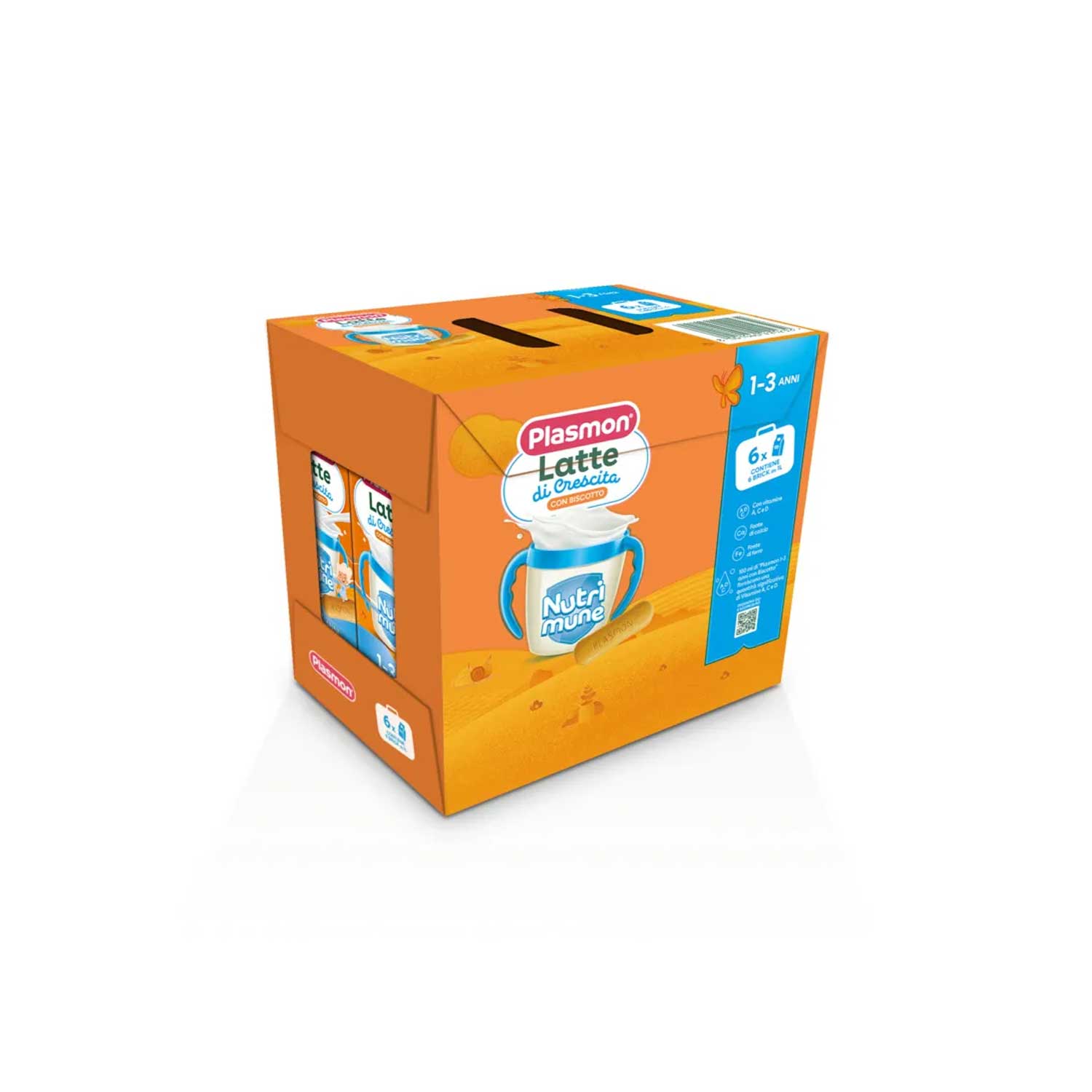 Plasmon - Latte Liquido Stage 12/36 Biscotto: Confezione 6x1000 ML