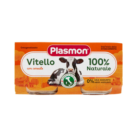 Plasmon - Omogeneizzato Carne Vitello: Confezione 2x80 gr