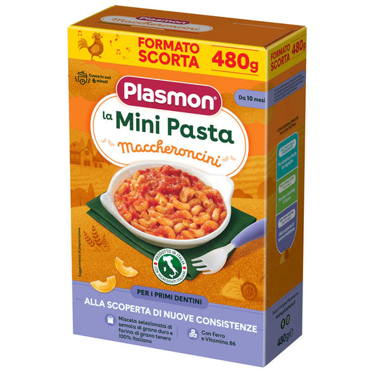 Plasmon - Pastina Maccheroncini: Confezione 480 gr