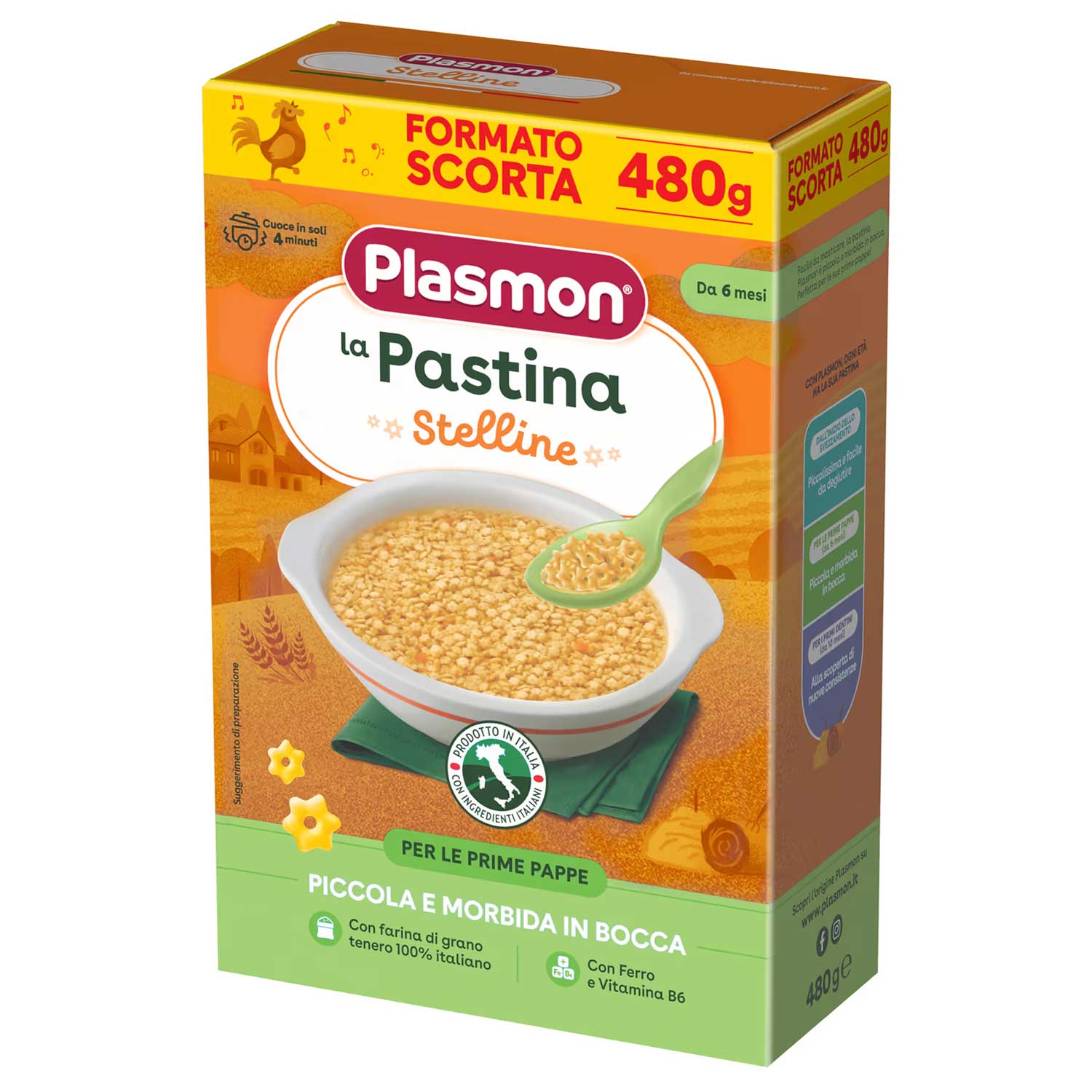 Plasmon - Pastina Stelline: Confezione 480 gr