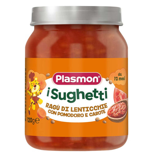 Plasmon - Sughetto Ragù Di Lenticchie: Confezione 120 gr