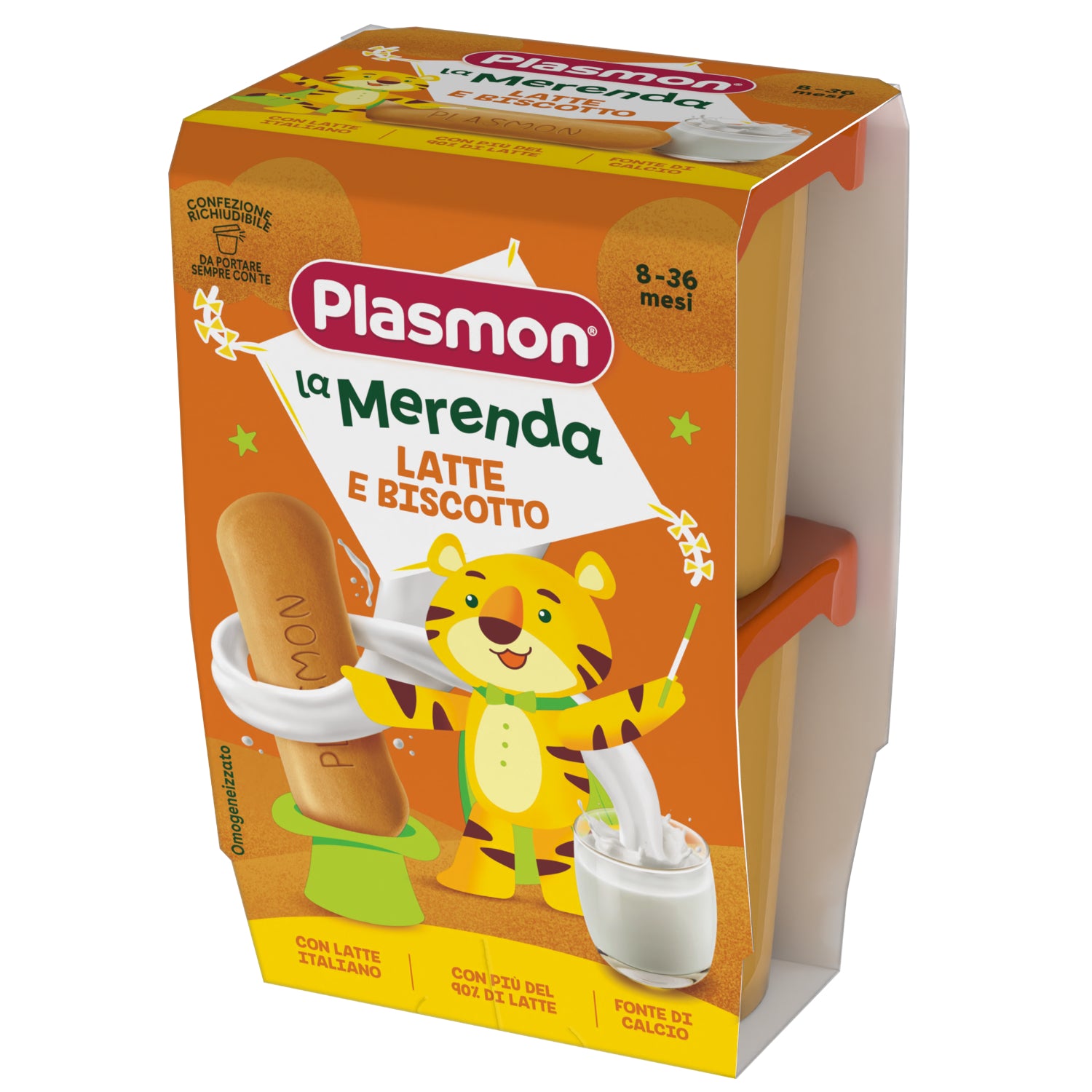 Plasmon - Biscuit Milk Snacks 2x120gr