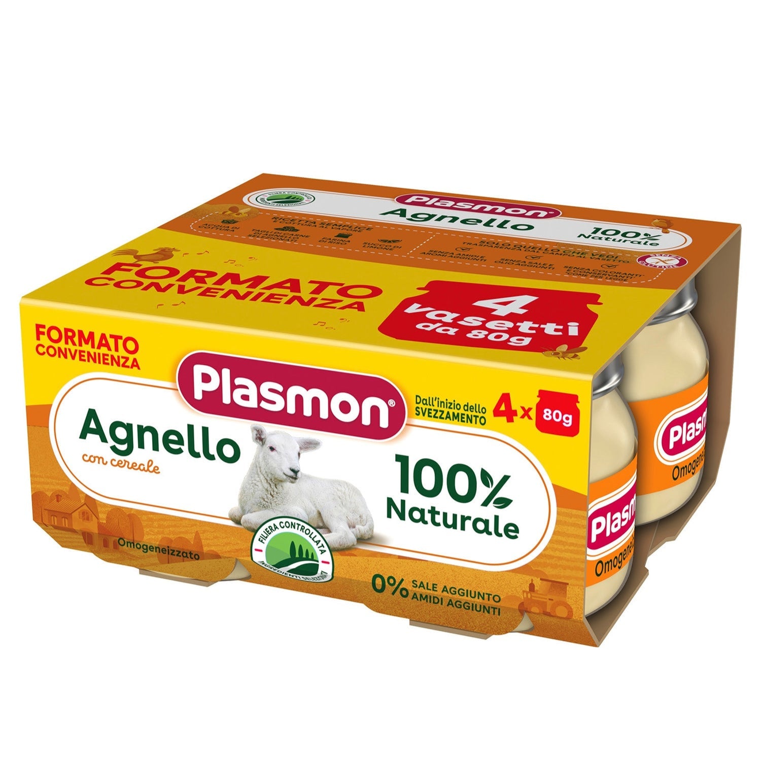 Plasmon - Omogeneizzato Frutta Mista: Confezione 6x80 gr