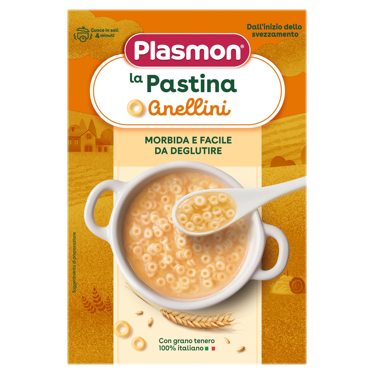 Plasmon - Pastina Anellini: Confezione 300 gr