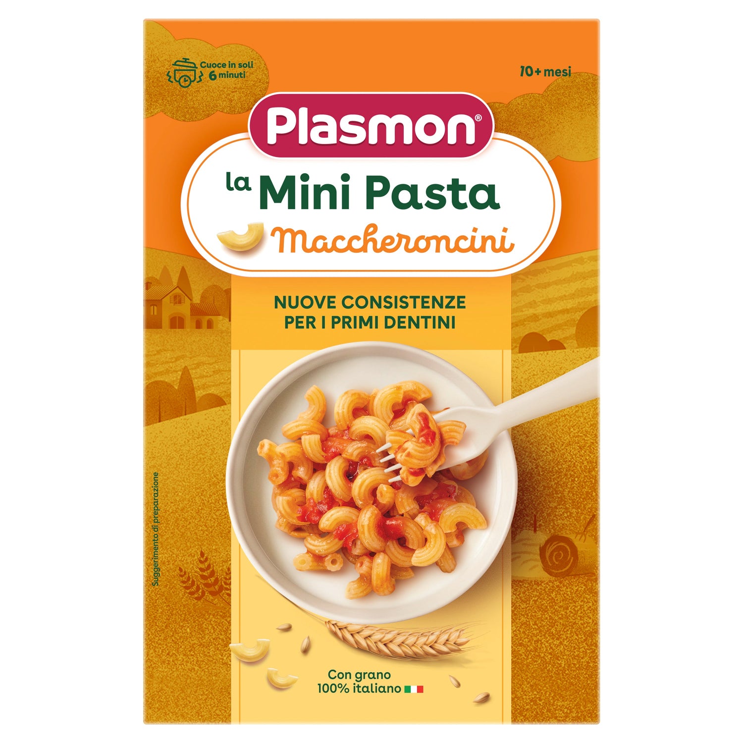 Plasmon - Pastina Maccheroncini: Confezione 300 gr
