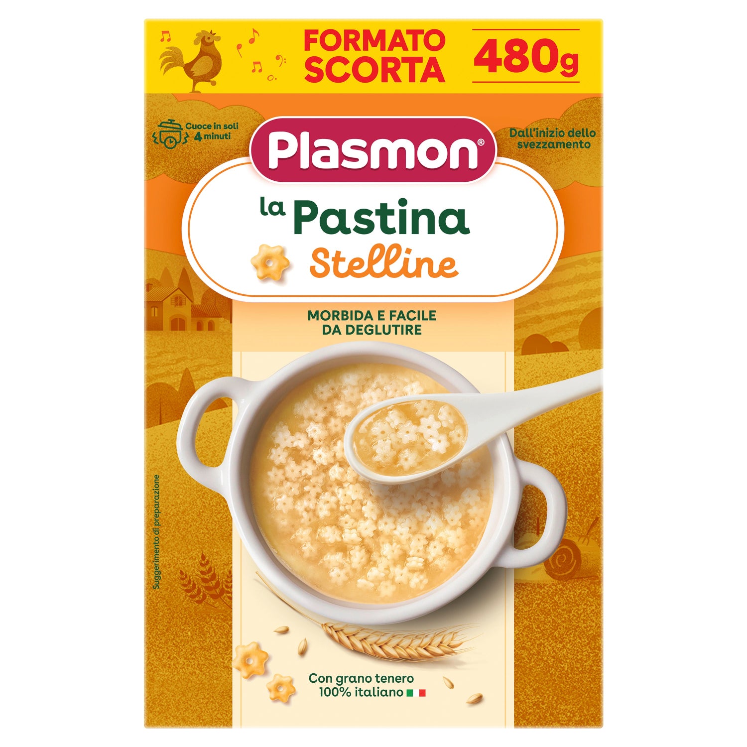 Plasmon - Pastina Stelline: Confezione 480 gr