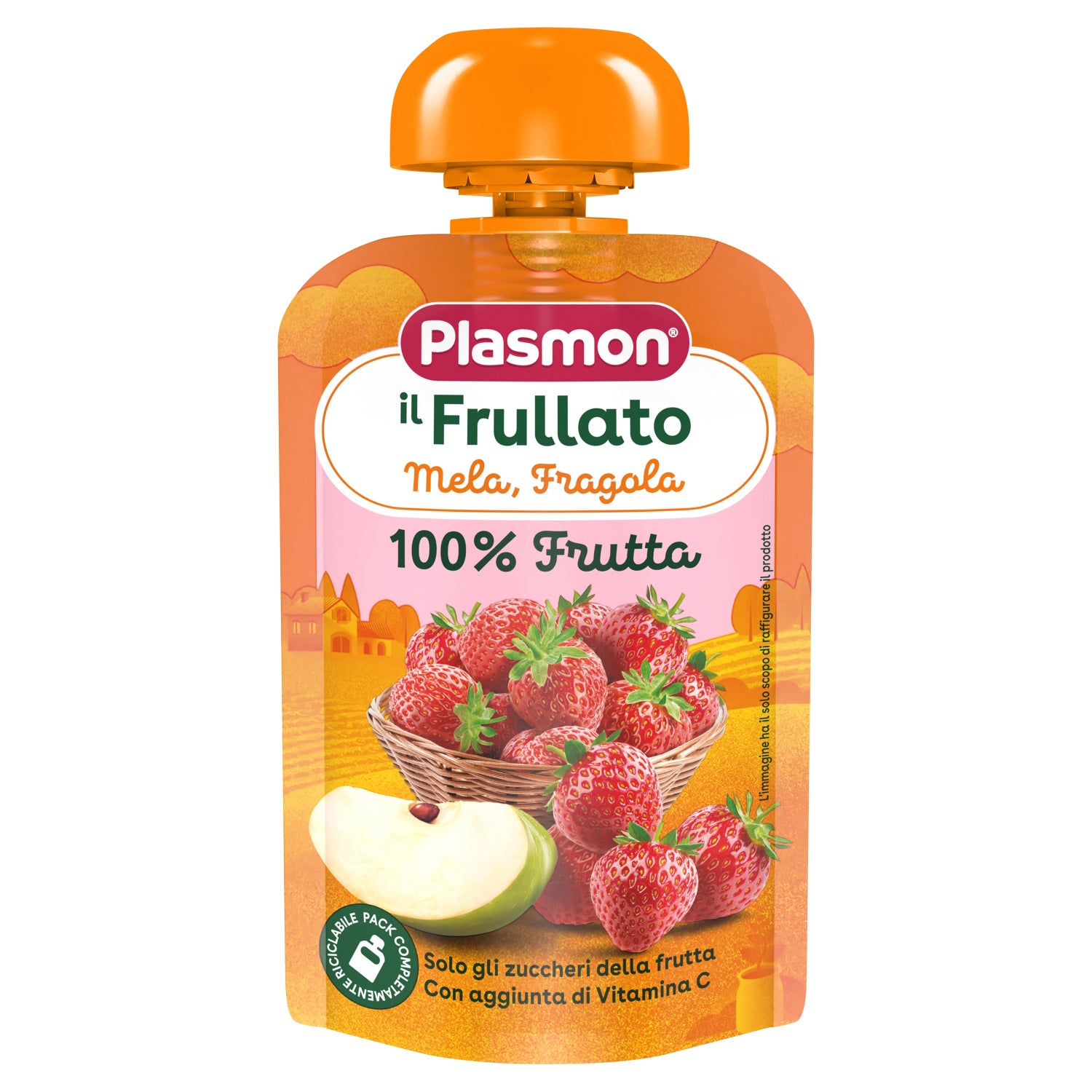 Plasmon Spremi E Taste Apple Strawberry 100gr