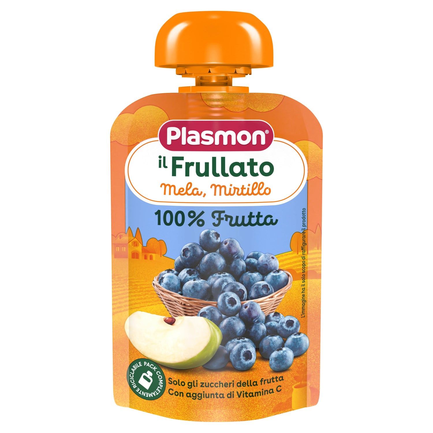 Plasmon Spremi E Gusta Apple Blueberry 100gr
