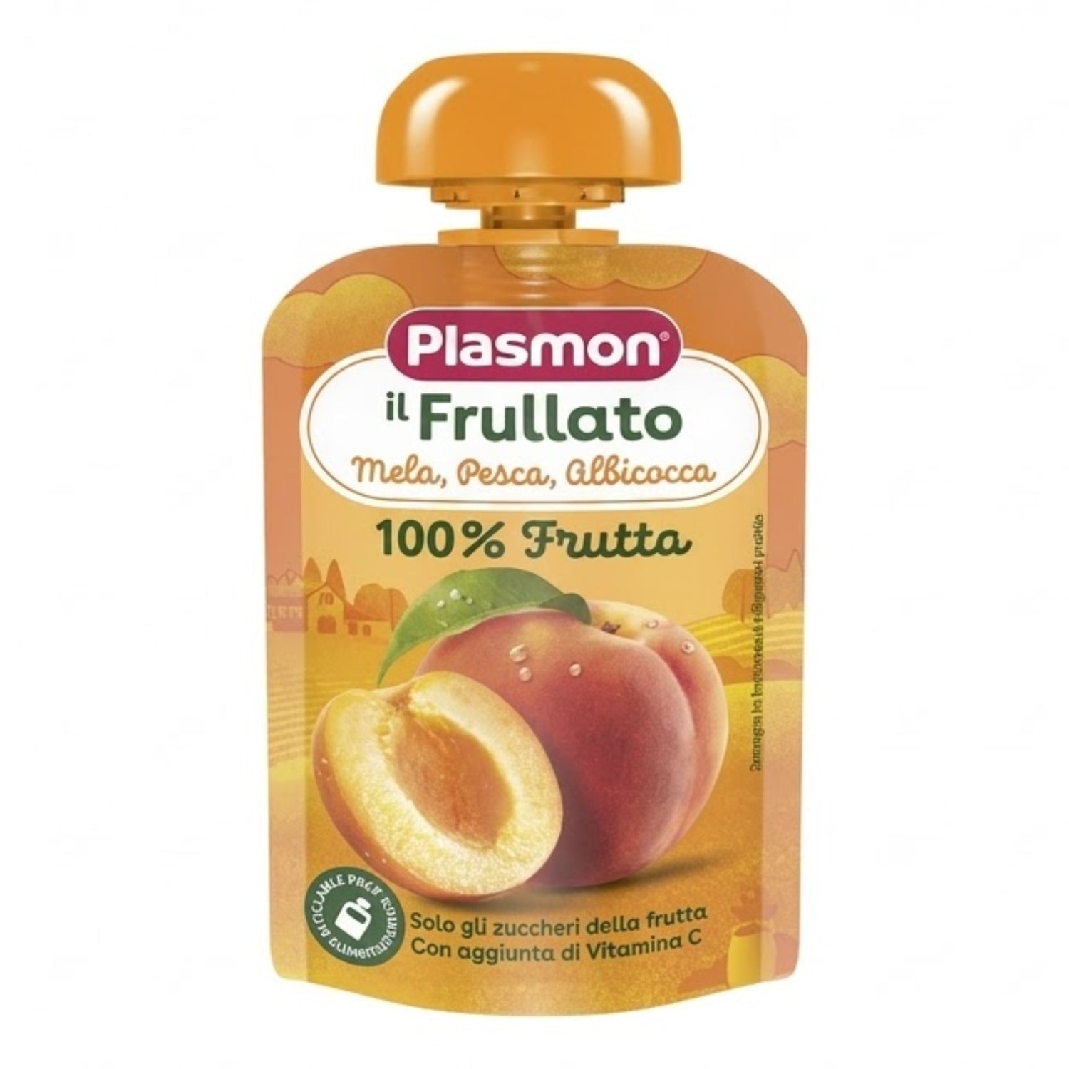Plasmon - Spremi e Gusta Mela Albicocca Pesca: Confezione 100 gr