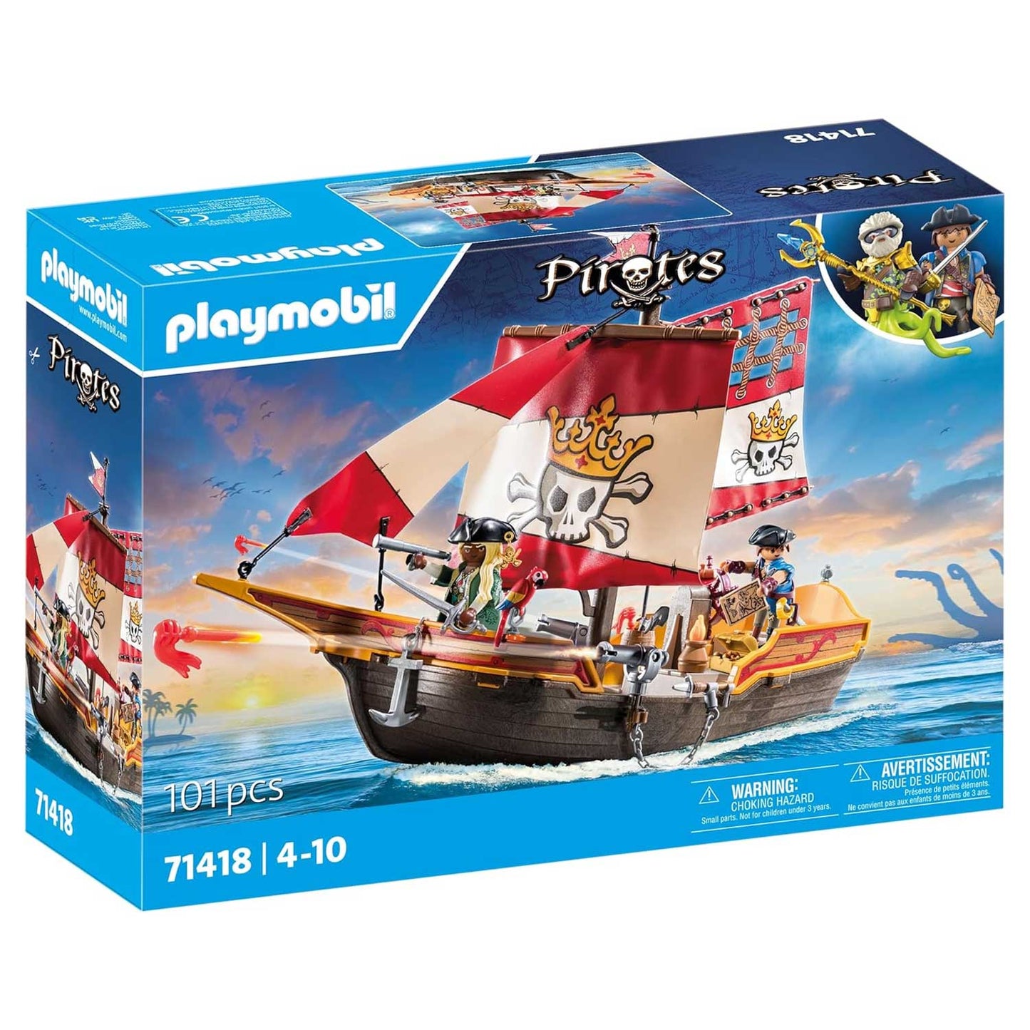 Playmobil - Nave Pirata 71418