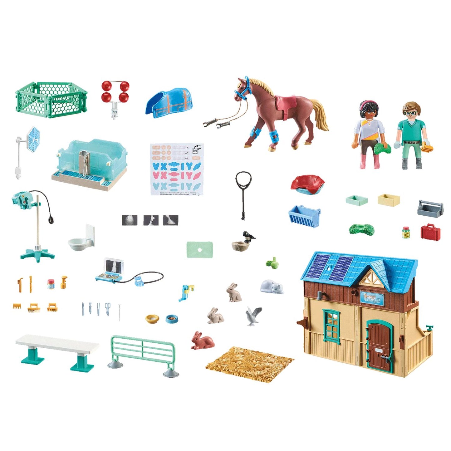 Playmobil - Stalla con veterinario 71352