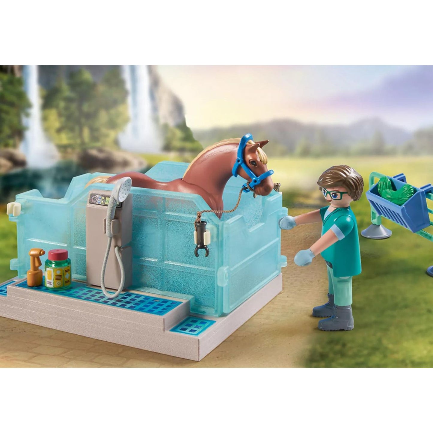 Playmobil - Stalla con veterinario 71352