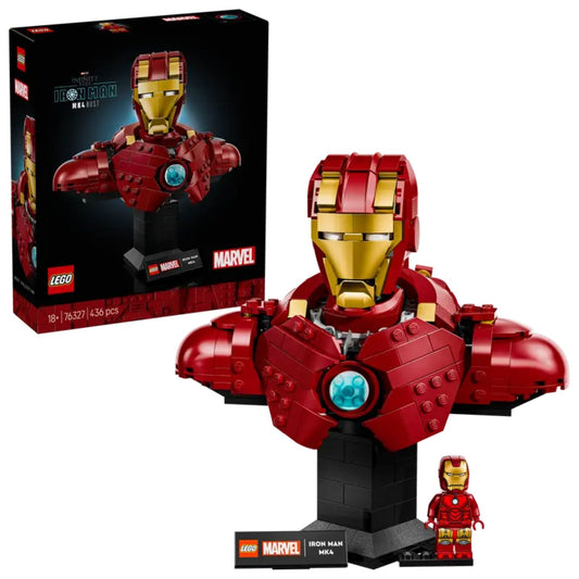 Lego - Marvel Busto di Iron Man MK4 76327