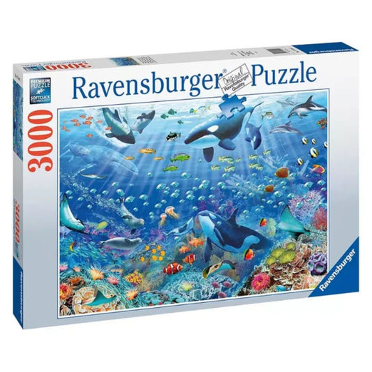 Ravensburger - Puzzle Variopinto Mondo Subacqueo 3000 PZ