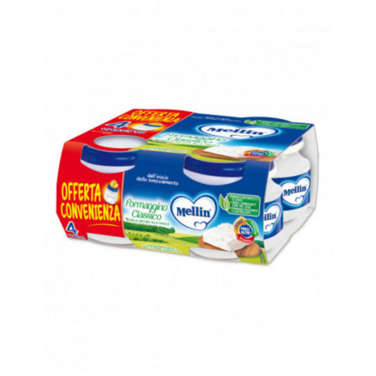 Mellin - Omogeneizzato Formaggino Classico: Confezione 4x80g