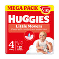 Huggies - Little Movers Megapack Taglia 4 112pz