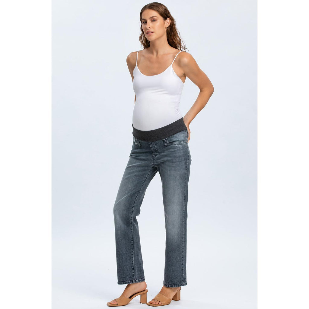 REGULAR STRAIGHT W918 - Jeans Premaman a Gamba Dritta