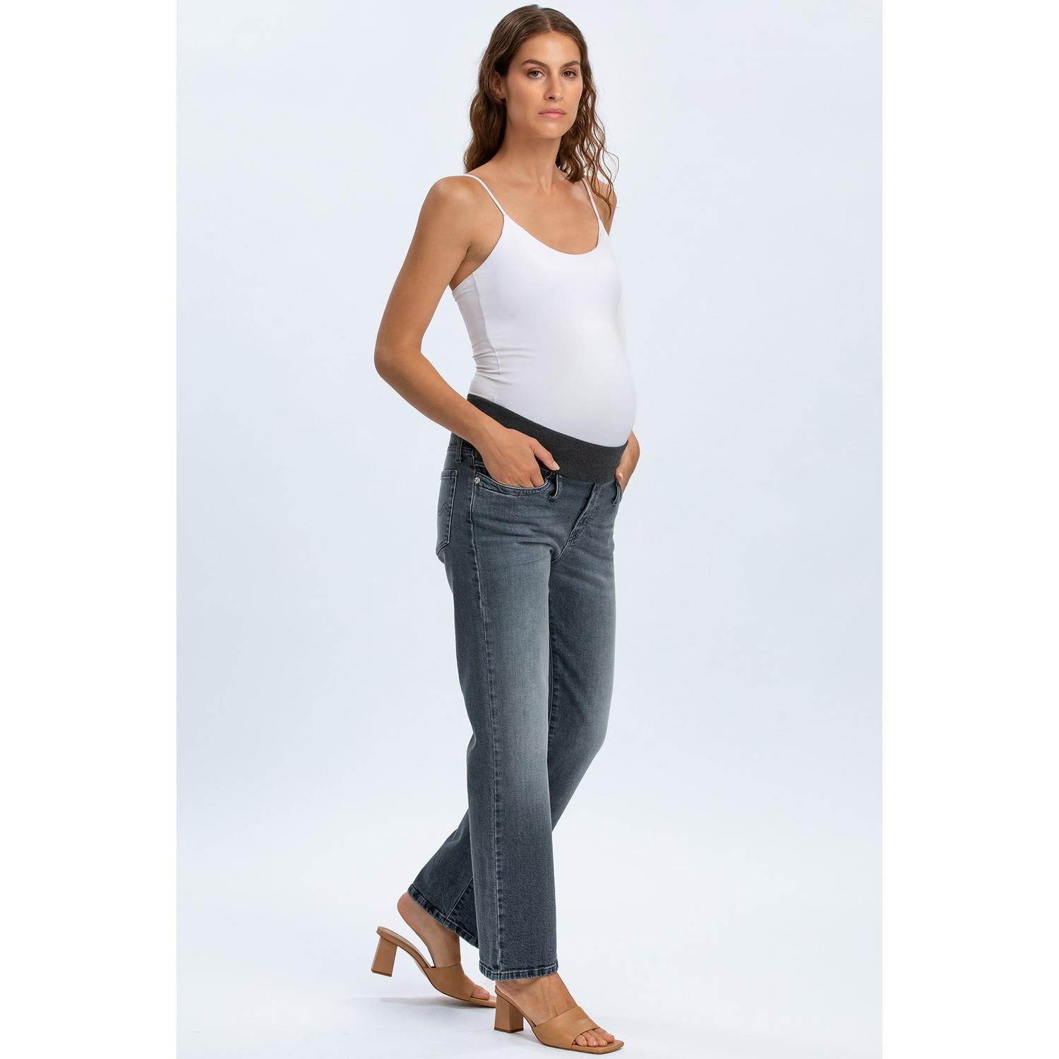 REGULAR STRAIGHT W918 - Jeans Premaman a Gamba Dritta