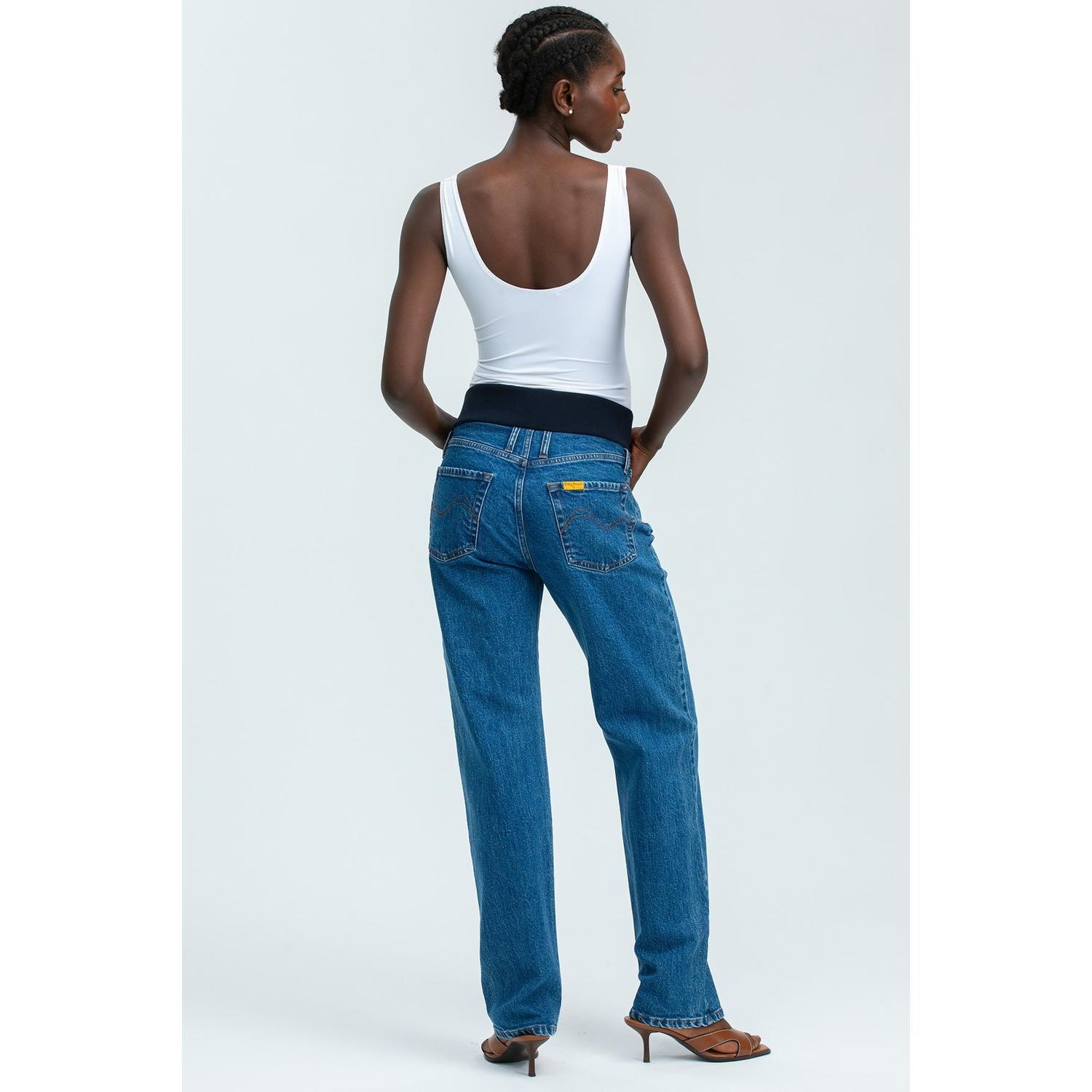 REGULAR STRAIGHT WC80 - Jeans Premaman a Gamba Dritta