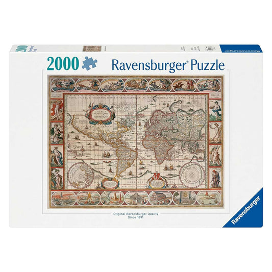 Ravensburger - Puzzle Mappamondo 1650 2000 PZ