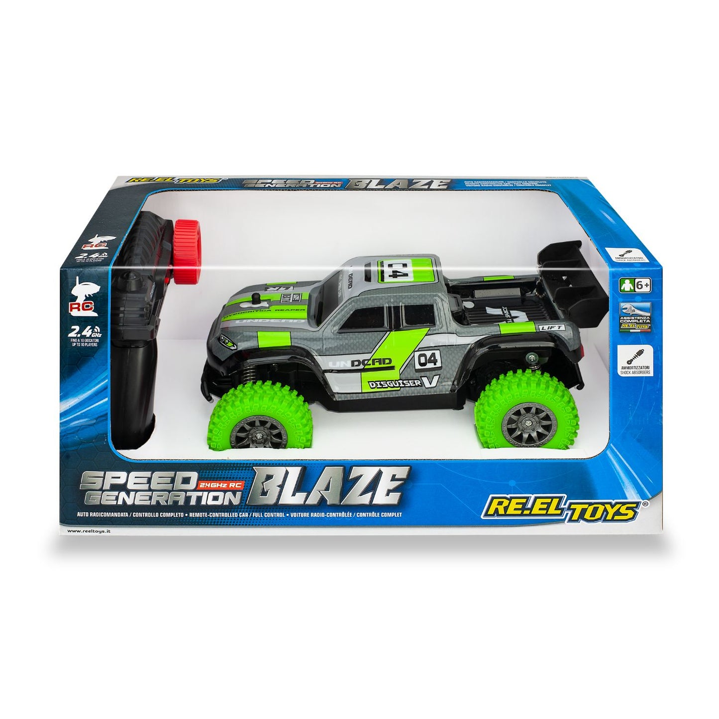 Re.El - Blaze Radio Controlled Full Control, 2.4 Ghz 1:16 Scale