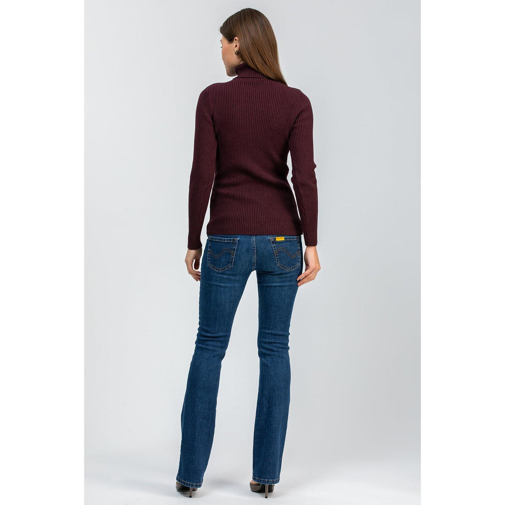 SLIM BOOTCUT WC42 - Jeans Premaman con Gamba Leggermente Svasata