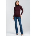 SLIM BOOTCUT WC42 - Jeans Premaman con Gamba Leggermente Svasata