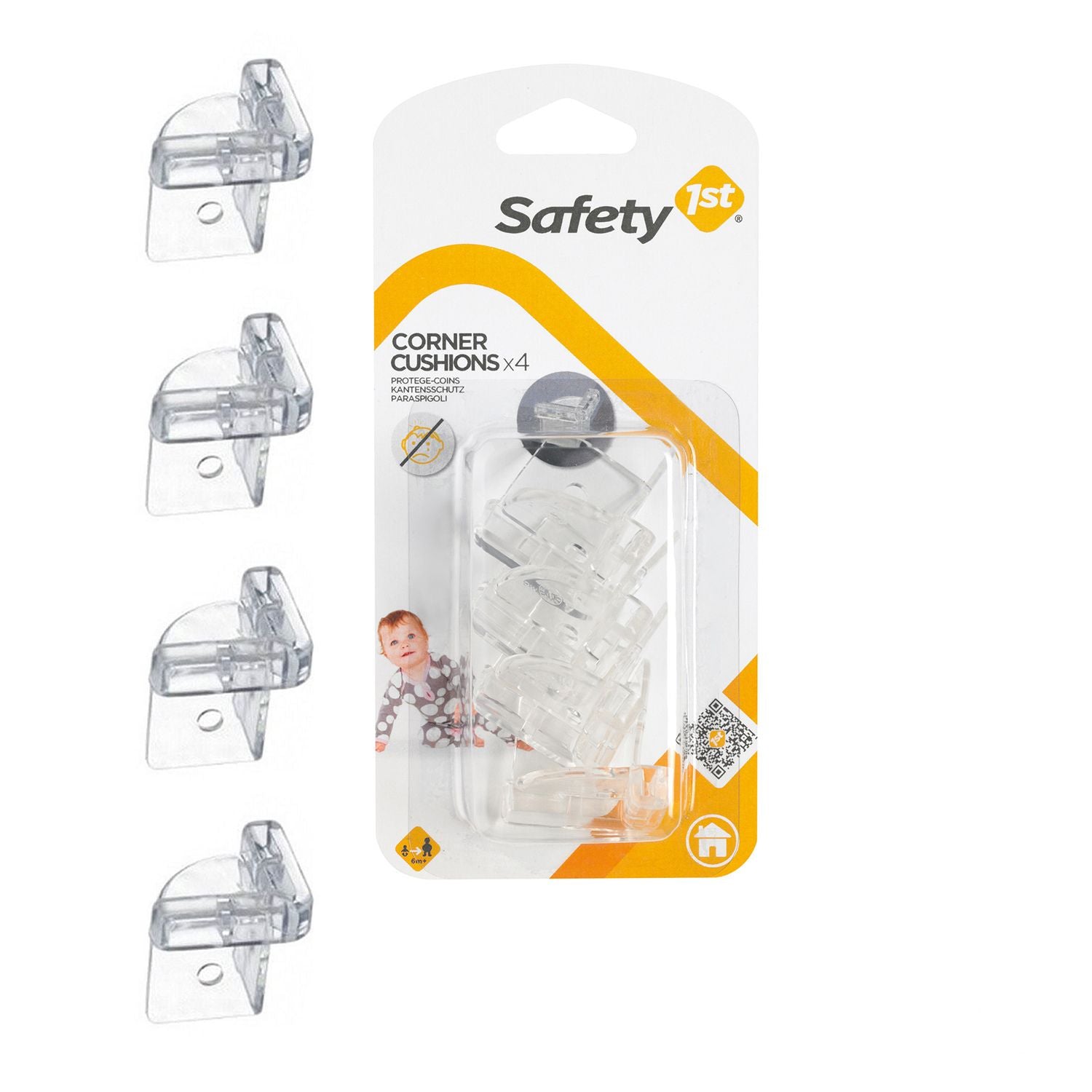 Safety 1st - Paraspigoli Trasparenti 4pz