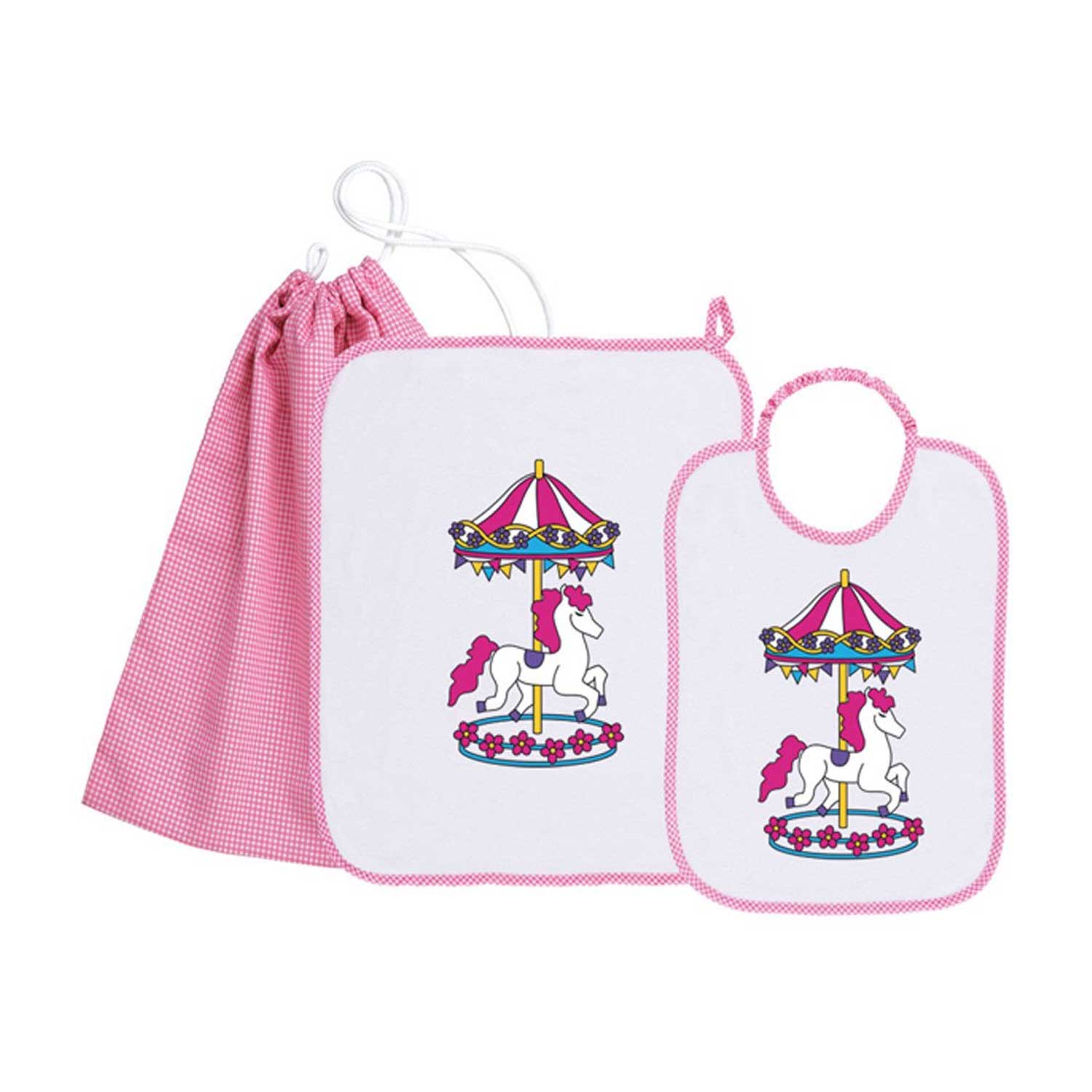 Siggi - Baby Kindergarten Set 3pcs Towel Bag Bib