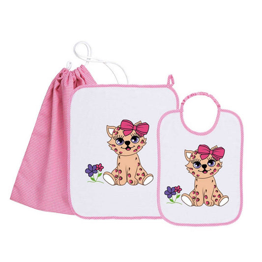Siggi - Baby Kindergarten Set 3pcs Towel Bag Bib