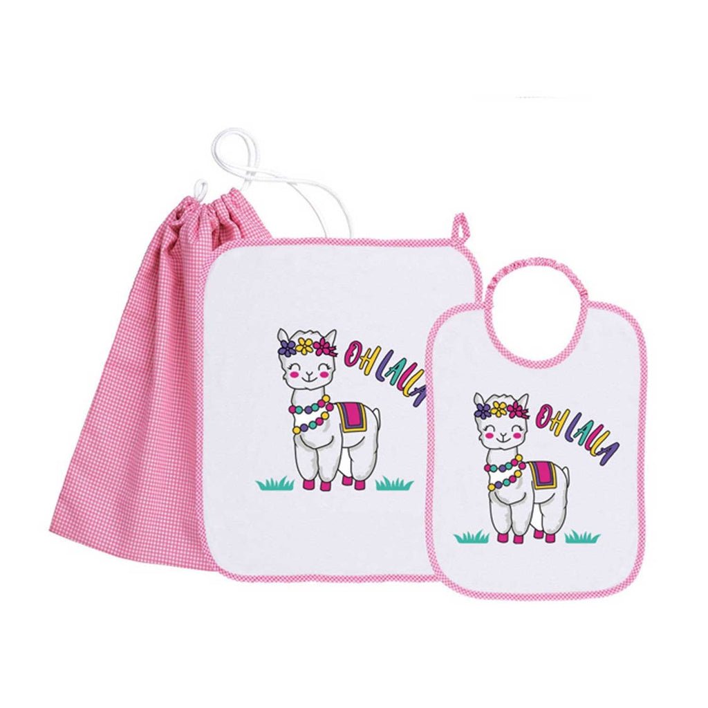 Siggi - Baby Kindergarten Set 3pcs Towel Bag Bib