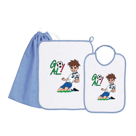 Siggi - Baby Kindergarten Set 3pcs Towel Bag Bib