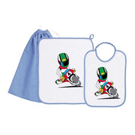 Siggi - Baby Kindergarten Set 3pcs Towel Bag Bib